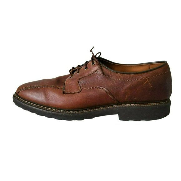 Allen Edmonds Mens Mapleton Brown Leather Lace Up Oxford Dress Shoes Size 9.5 B main image 11